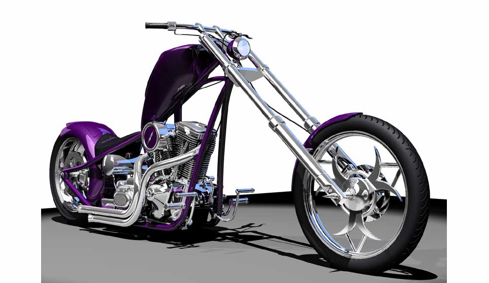 3D Harley Chopper "Beast".