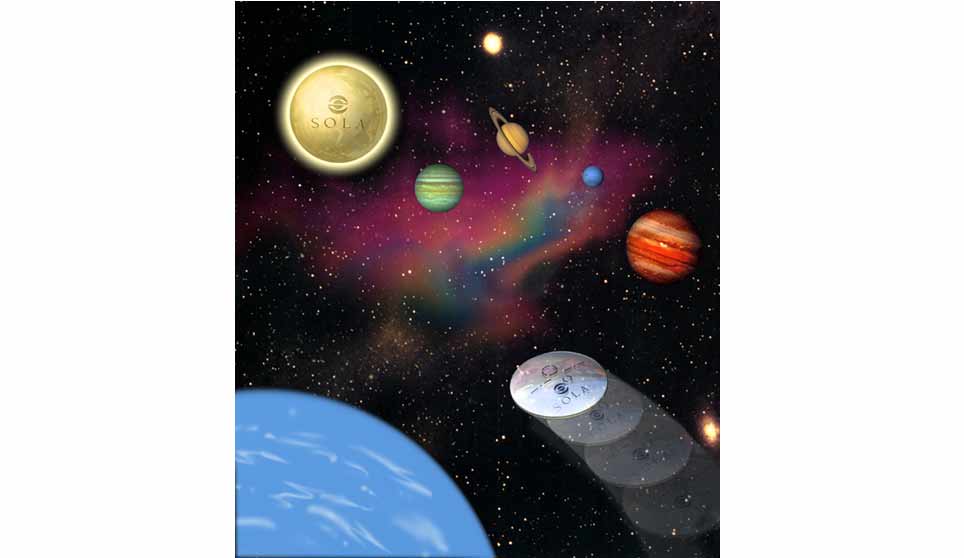 3D Sola Planets Cover Illustration.